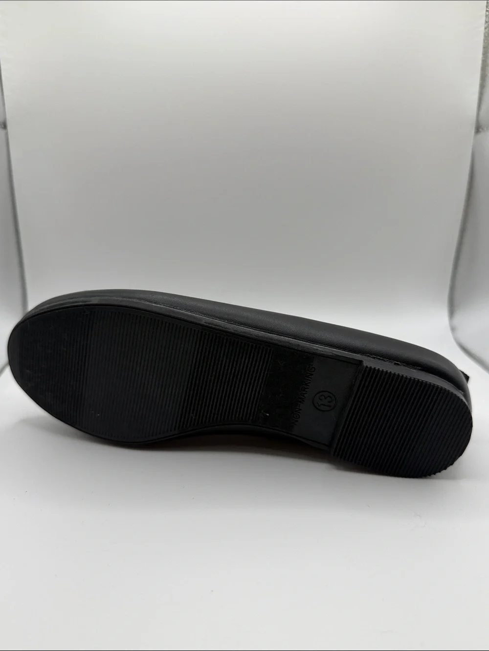 Target Black Women's Ballet Flats with Bow Accent